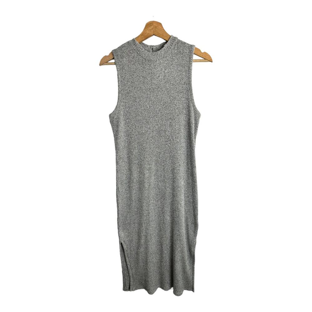 Lucky Brand Womens size Small Ribbed Knit Sleeveless Bodycon Midi Dress - Picture 2 of 14